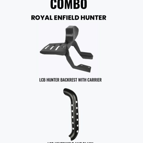 LCB BACKREST WITH CARRIER & HEATSHIELD COMBO FOR HUNTER 350