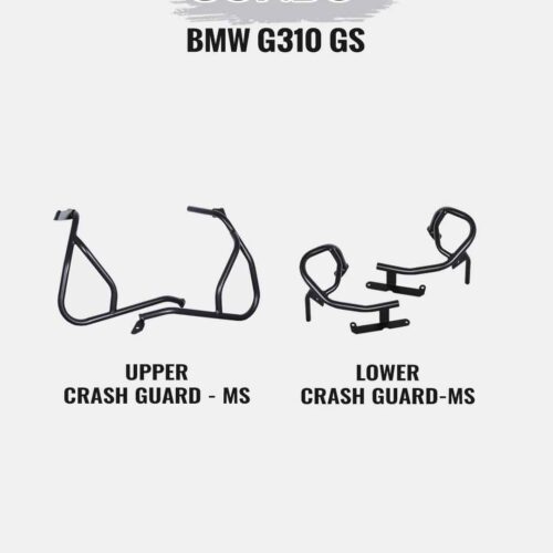 BMW G 310GS Combo-Upper Crash Guard MS+Lower Crash Guard MS