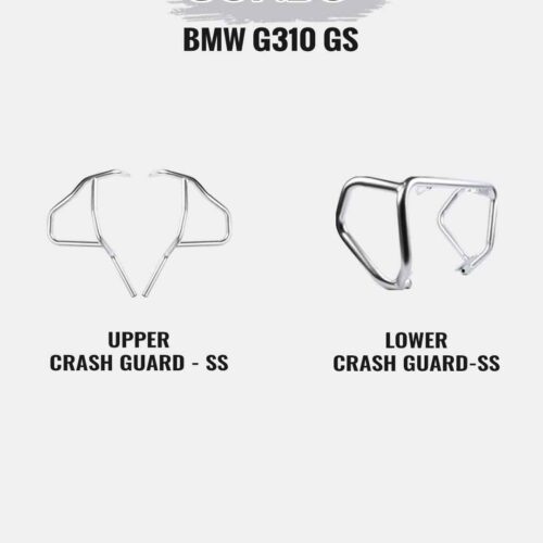 BMW G 310GS Combo-Upper Crash Guard SS+Lower Crash Guard SS