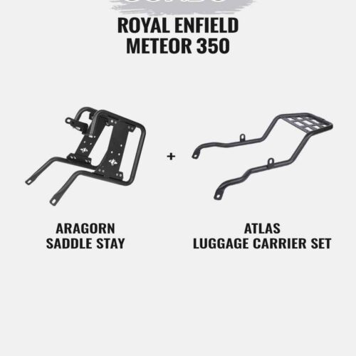 Meteor Combo-Atlas Luggage Carrier Set+Aragorn Saddle Stay